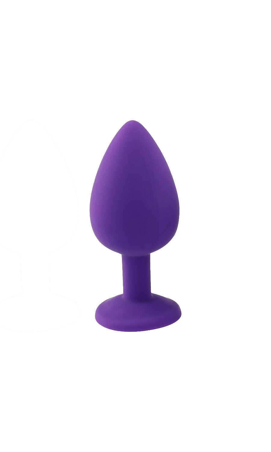 Jeweled Silicone Butt Plug - Mardi Gras