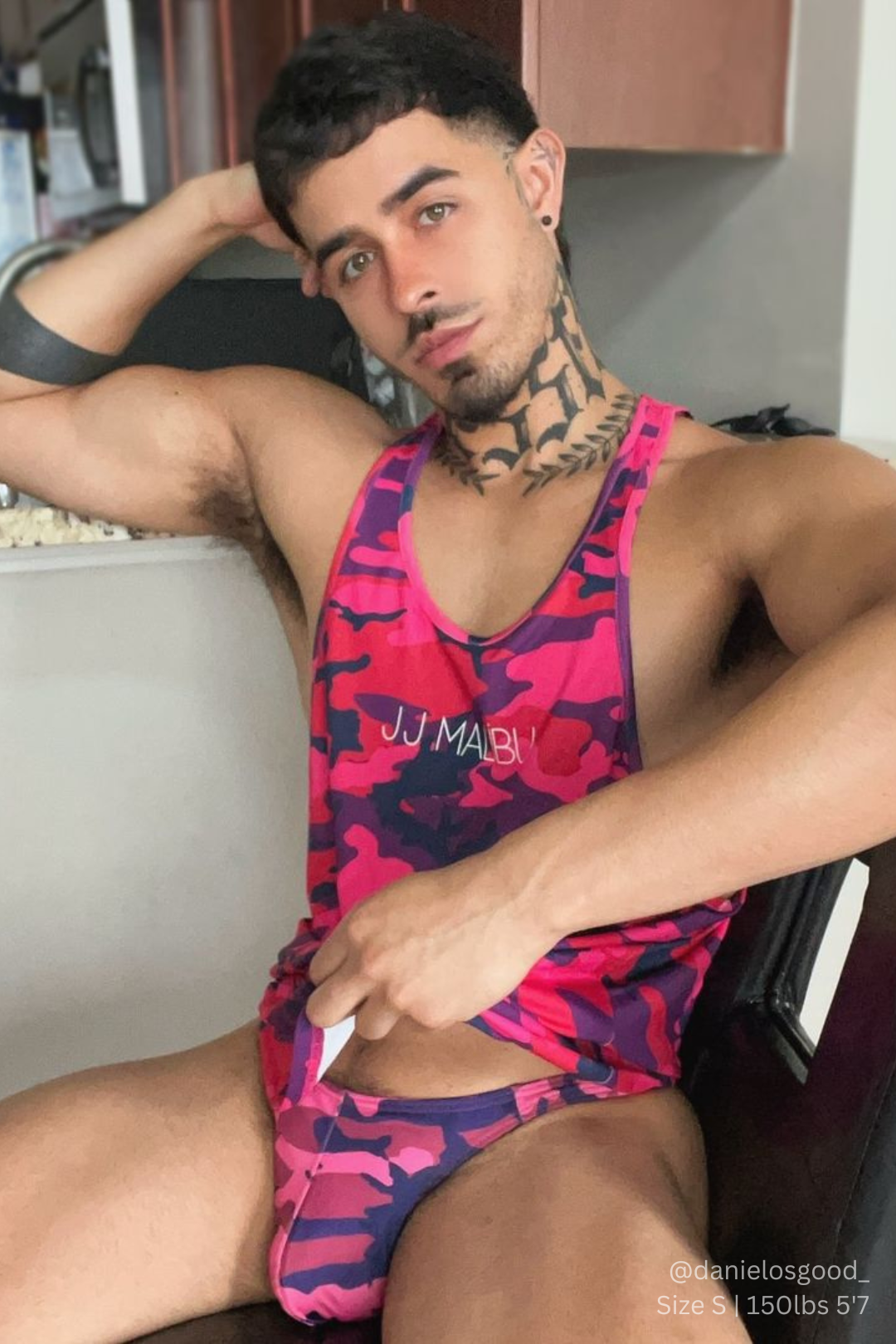 Feel-Me Scoop Bottom Tank - Purple Camo