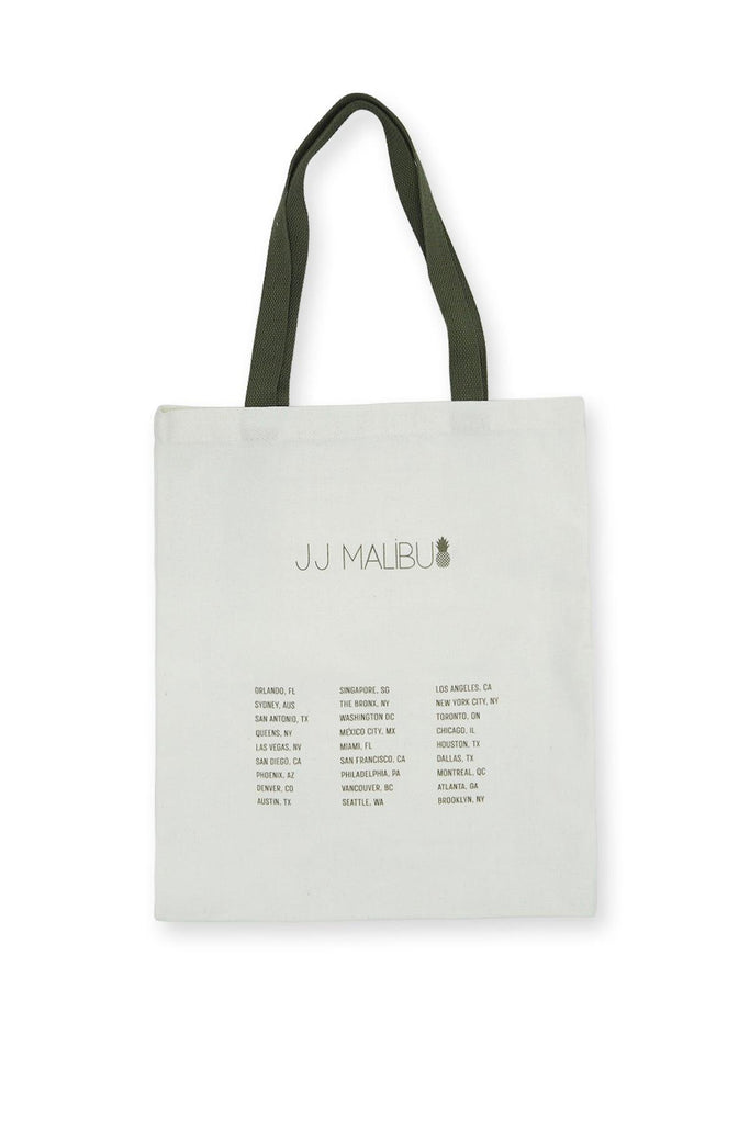 JJ Malibu Canvas Tote Bag - JJ Malibu 