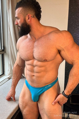 After-Hours Silky Seamless Briefs - Neon Blue