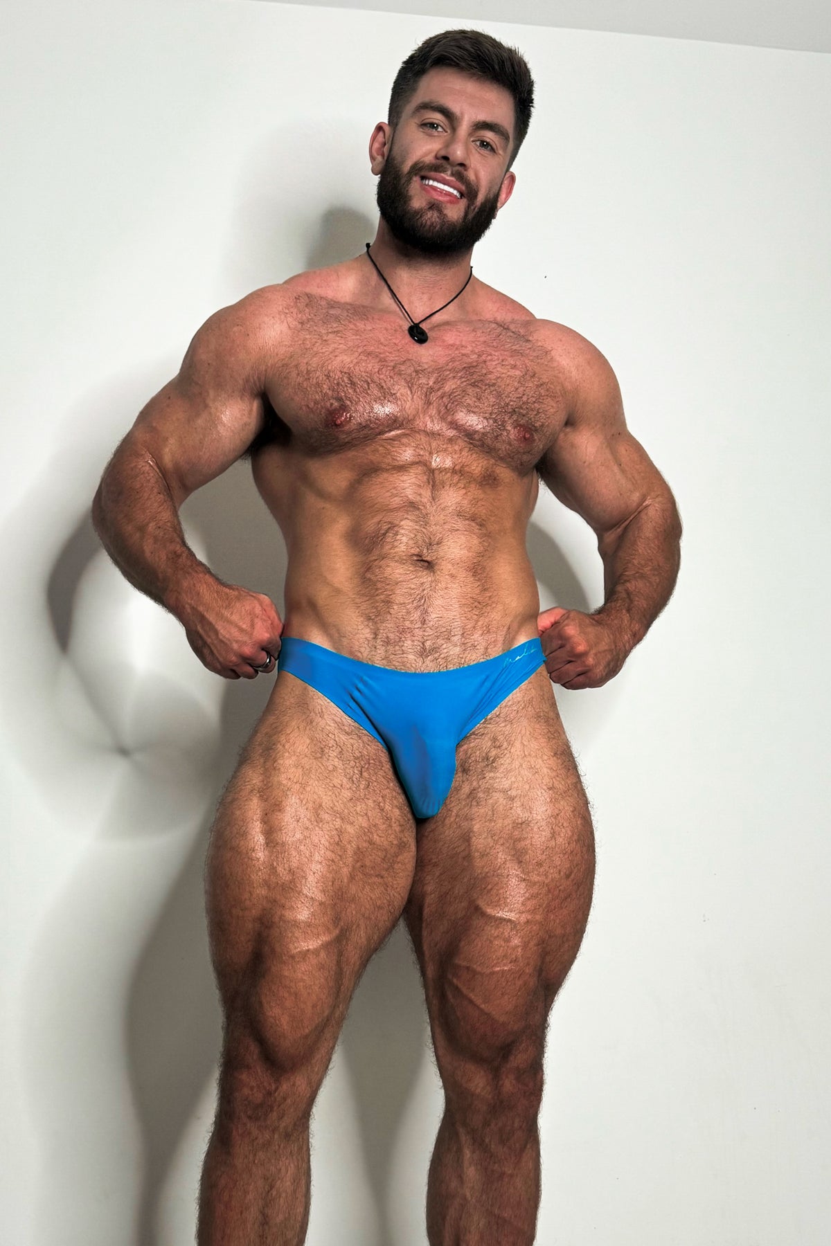 After-Hours Silky Seamless Briefs - Neon Blue