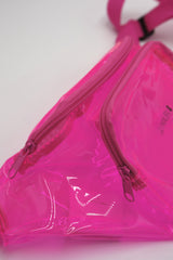 Highlighter Translucent Fanny Pack - Hot Pink