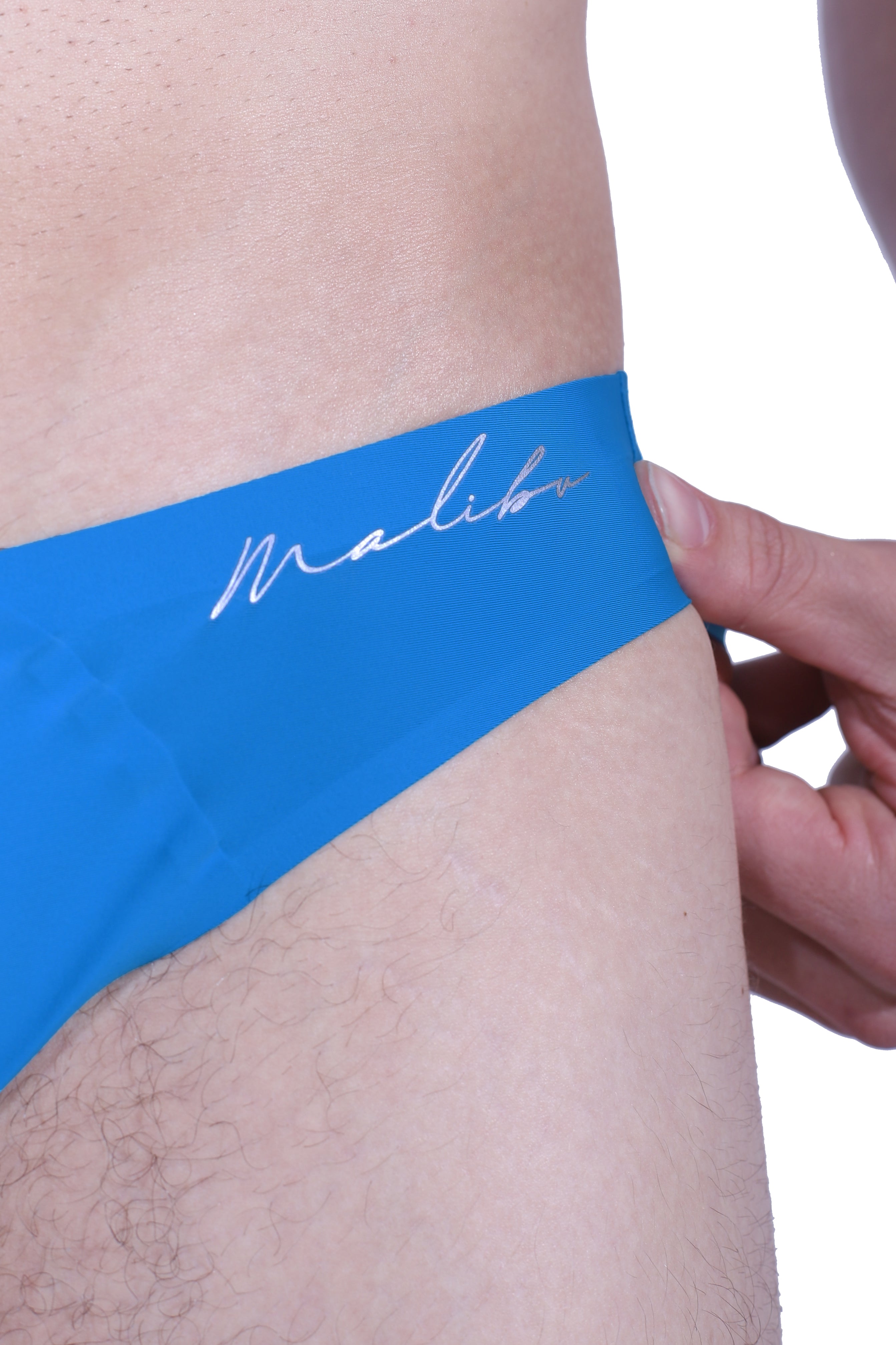 After-Hours Silky Seamless Briefs - Neon Blue