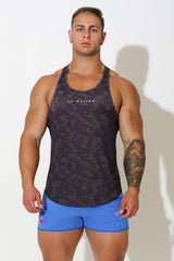 Feel-Me Scoop Bottom Tank - Grey Camo - JJ Malibu 