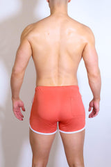 For-the-Night 4" Gym Short Shorts with Drawstring - Tangerine - JJ Malibu 