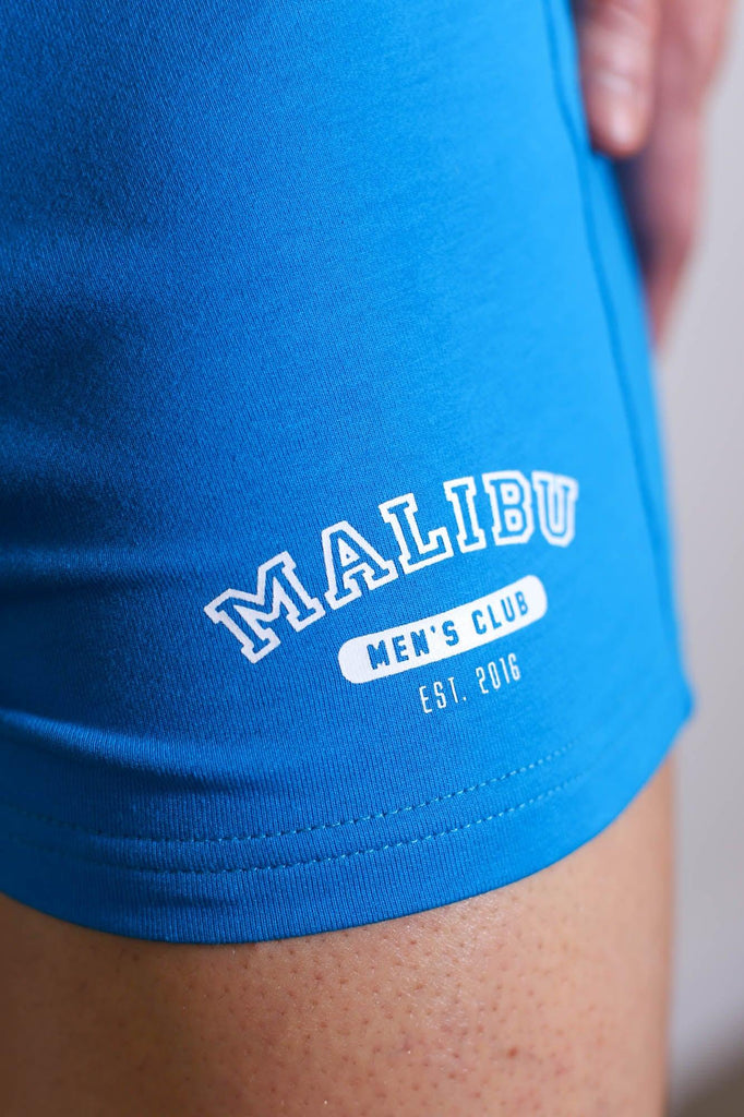 Varsity 2" Short Shorts with Zipper Pocket - Cobalt Blue - JJ Malibu 