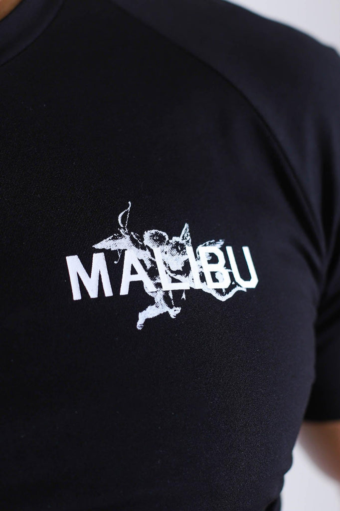 Men's Fitted Crop Top - Malibu Angel - JJ Malibu 
