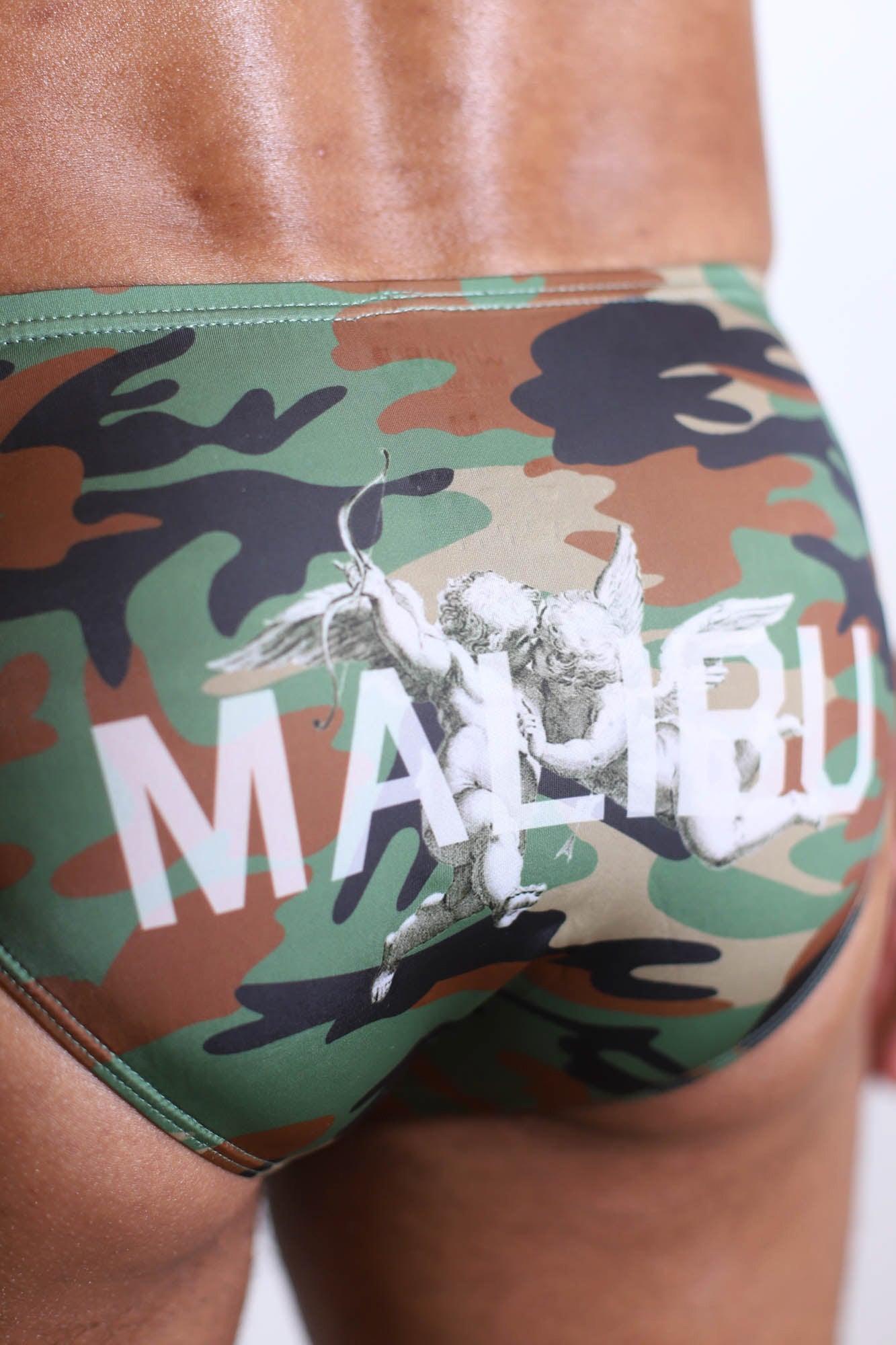 Men's Slimmer Bulge Briefs - Camo