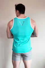 Men's Everyday Athletic Tank Top  - Ocean Blue