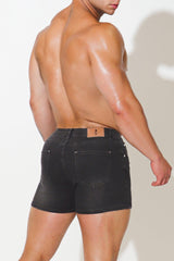 In-Your-Dreams 3.5" Denim Short Shorts - Black - JJ Malibu 