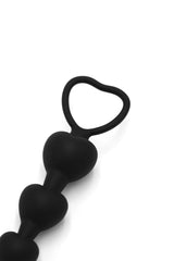 Silicone Anal Beads - Black