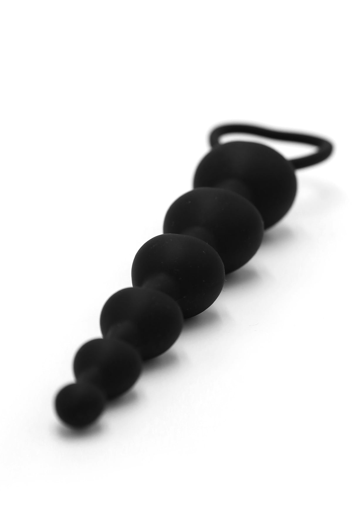 Silicone Anal Beads - Black