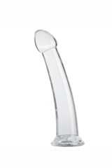 Smooth 8'' Clear Dildo