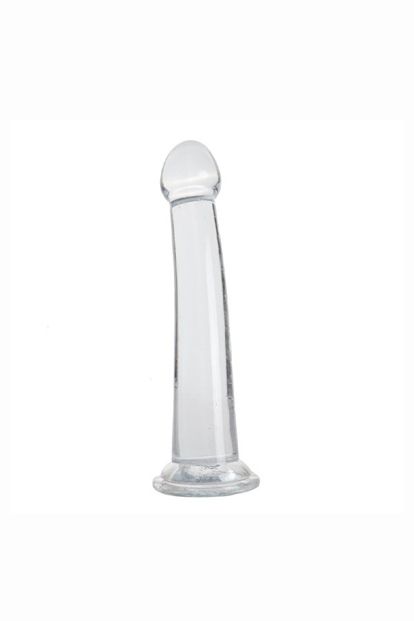 Smooth 8'' Clear Dildo