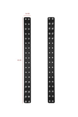 Vegan Leather Studded Arm Band - Black