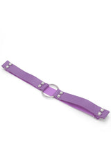 Vegan Leather Ring Leg Bands - Lavender