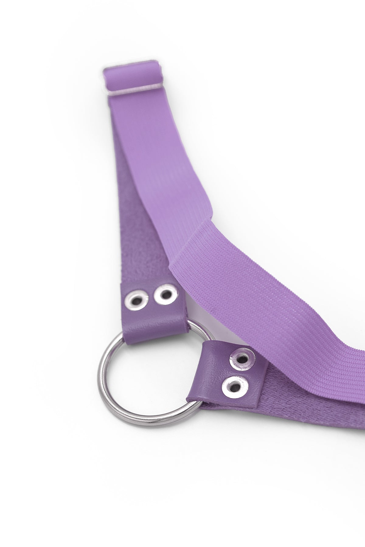 Vegan Leather Ring Leg Bands - Lavender