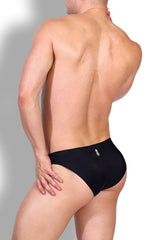 After-Hours Silky Seamless Briefs - Midnight Black