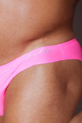 After-Hours Silky Seamless Briefs - Hot Pink - JJ Malibu 