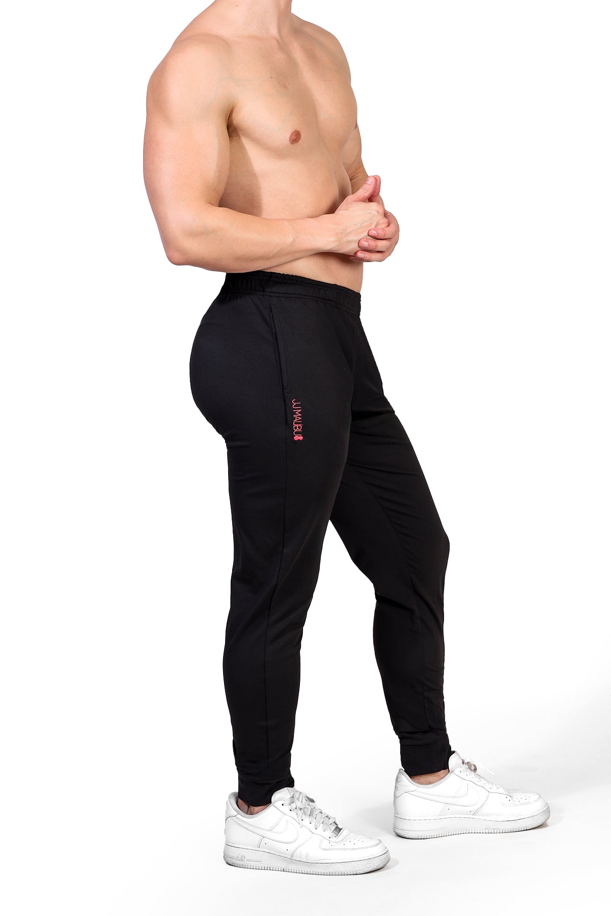 Jaded Joggers with Rear Peek-A-Boo Hole - Black