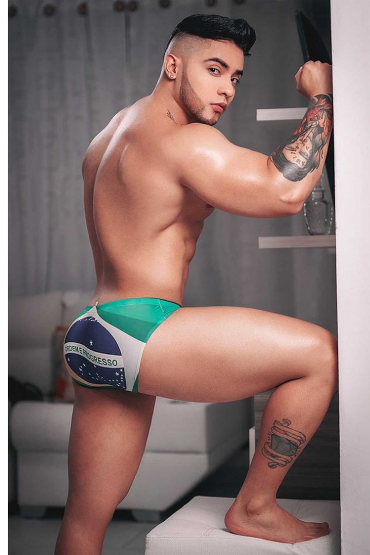 Lovesick Briefs - Brazil Flag