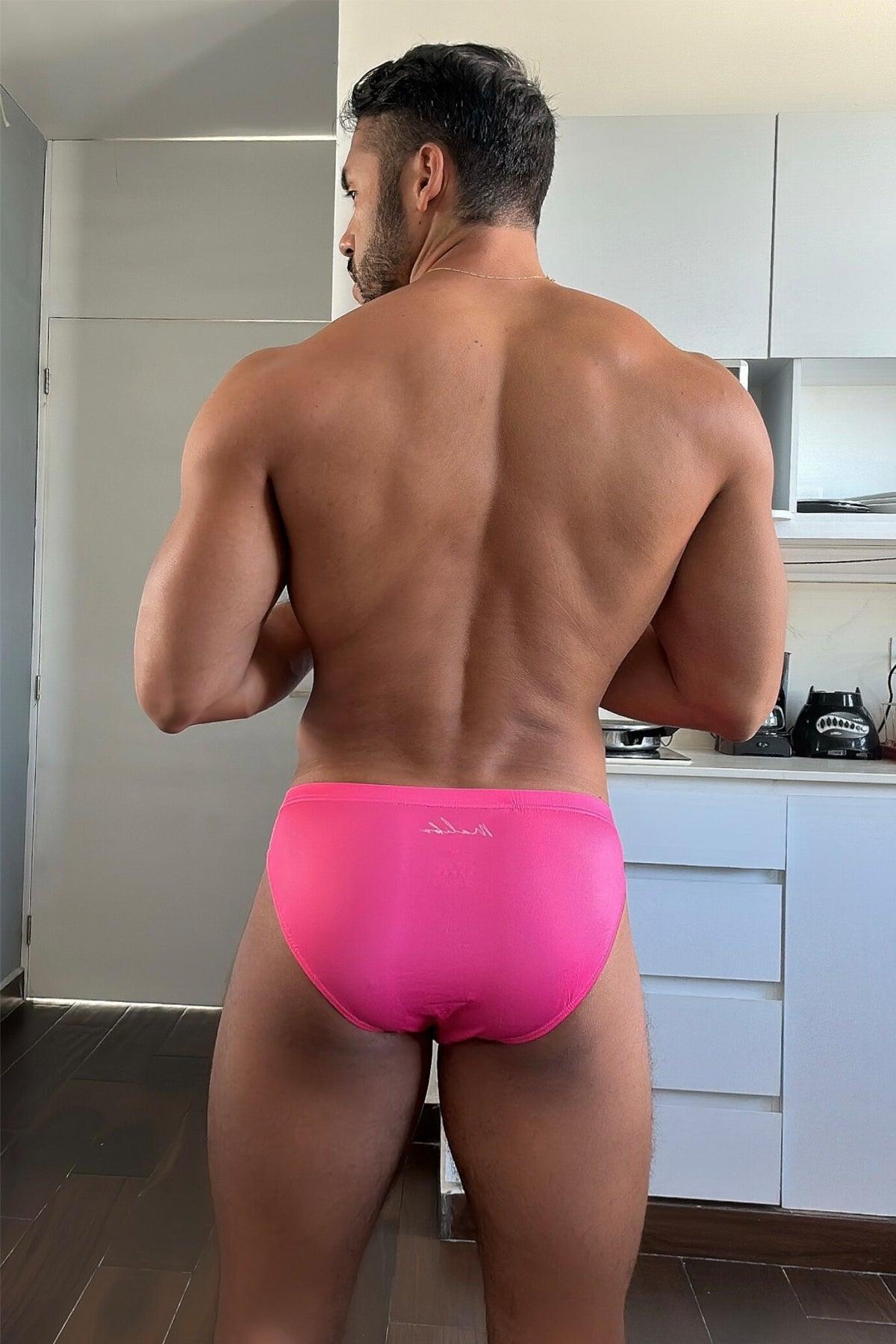 Lovesick Briefs - Pink with Ice Cream Print - JJ Malibu 