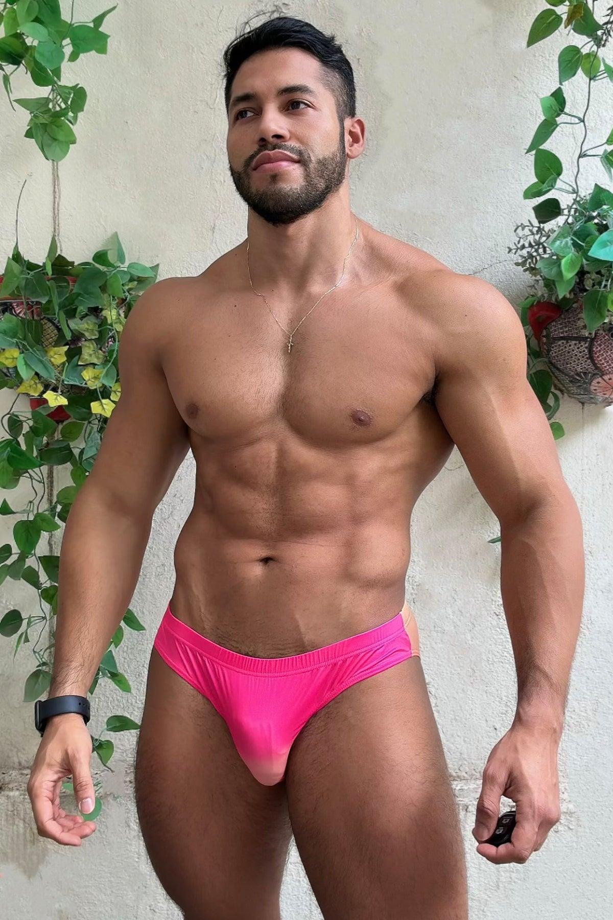 Lovesick Briefs - Pink & Orange Ombre - JJ Malibu 