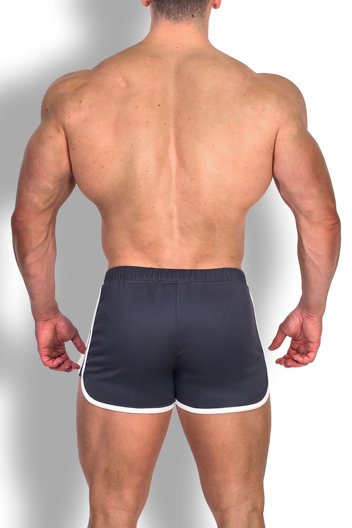 Nightcall Elastic Waist 3" Short Shorts - Smokey Grey