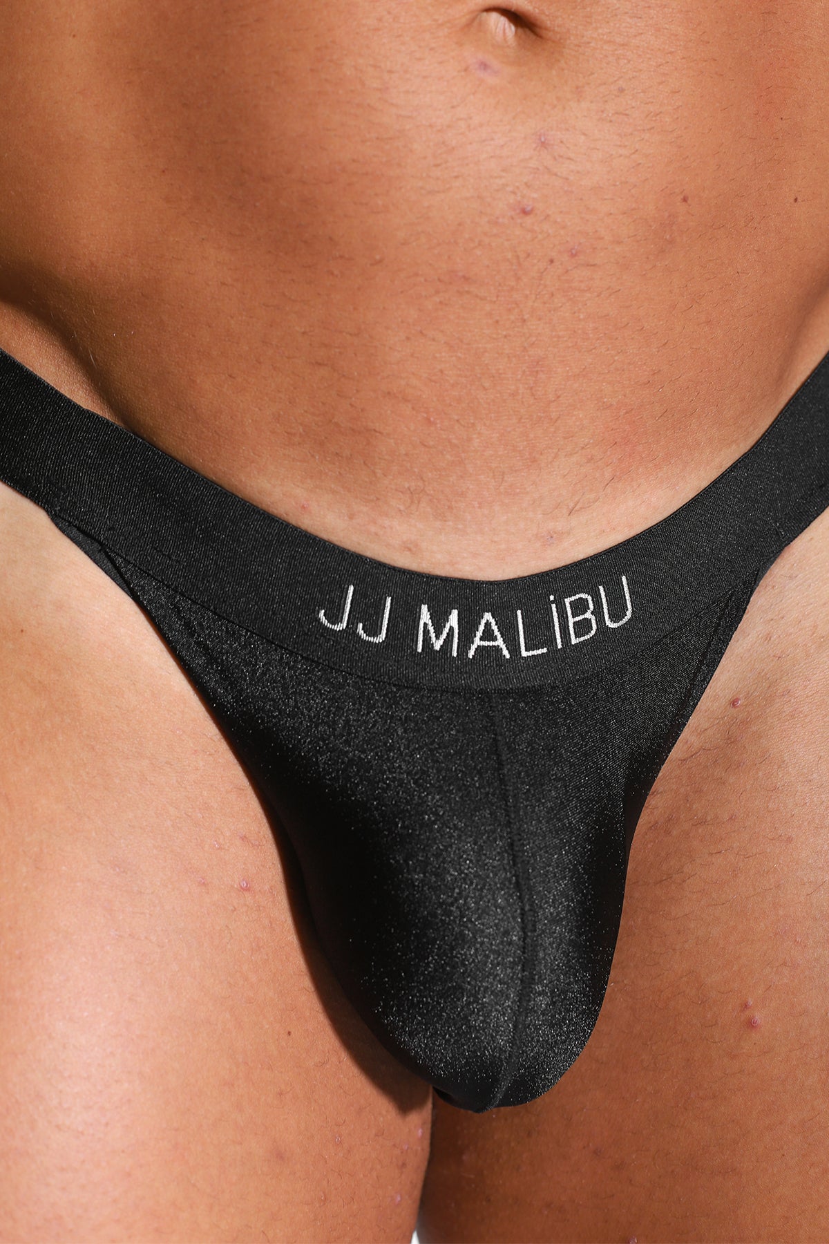 Deep Back V Jockstrap - Obsidian Black