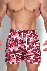 Quick-Dry Mesh Shorts - Purple Camo