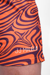 Quick-Dry Mesh Shorts - Groovy Orange