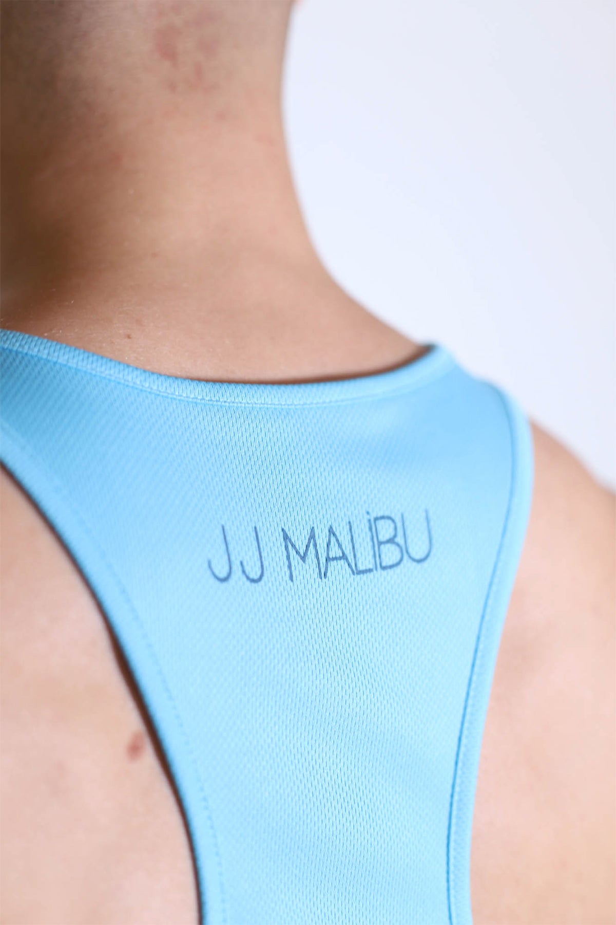 JJ Cool-Dry Gym Stringer - Light Aqua