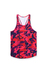 Feel-Me Scoop Bottom Tank - Purple Camo