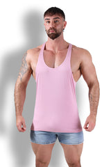 Gym Bae Classic Workout Stringer - Pink