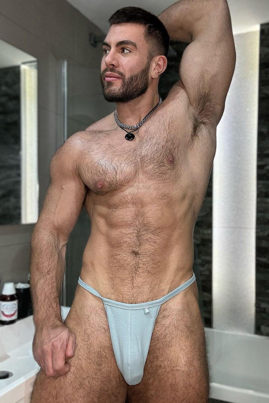 Make-Me-Yours Classic Thong - Glacier Grey - JJ Malibu 