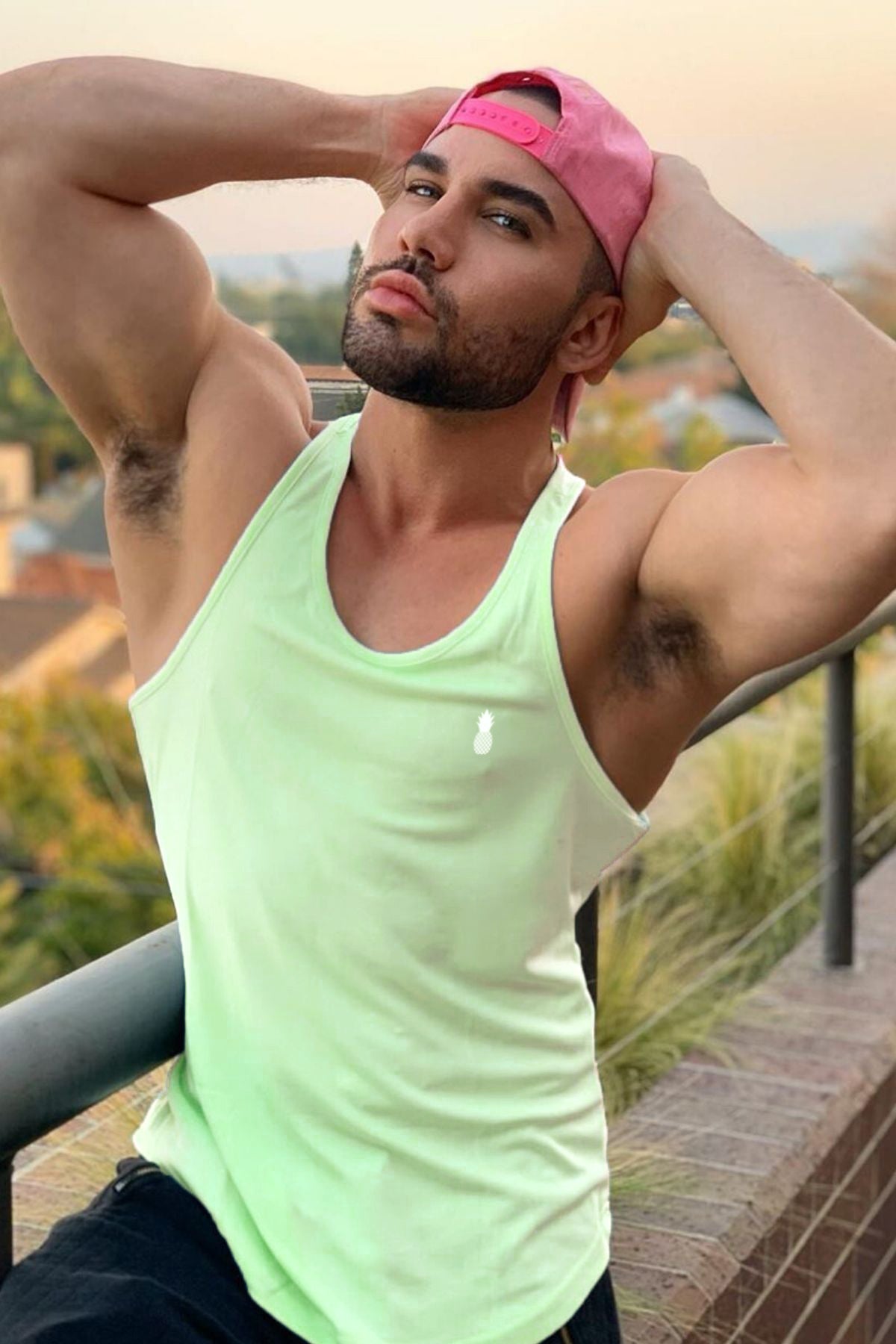 JJ Cool-Dry Gym Stringer - Mint Green