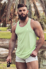 JJ Cool-Dry Gym Stringer - Mint Green