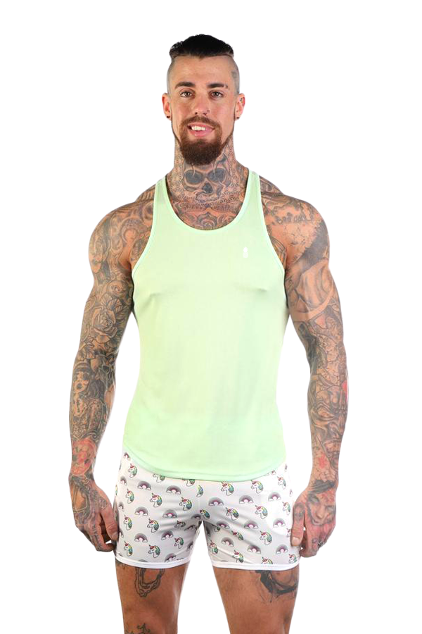 JJ Cool-Dry Gym Stringer - Mint Green