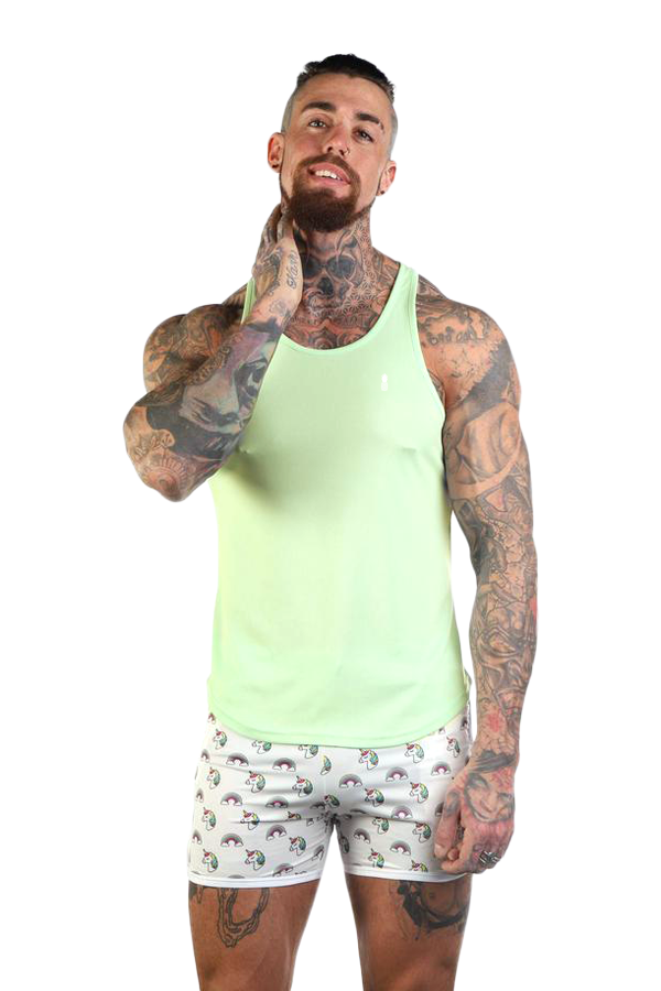 JJ Cool-Dry Gym Stringer - Mint Green