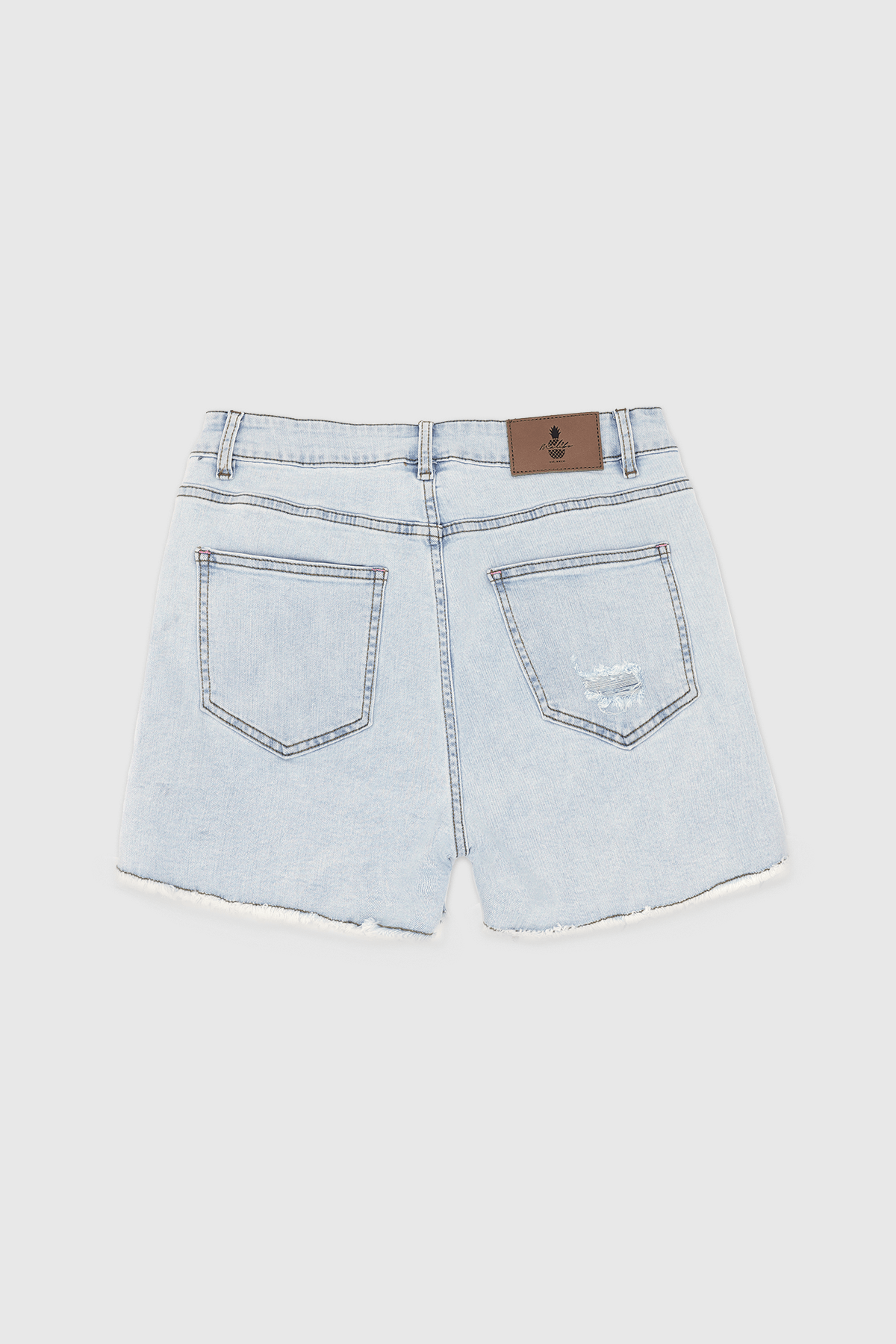 Jaded 3" Denim Short Shorts - Light Sky Blue - JJ Malibu 