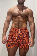 Quick-Dry Mesh Shorts - Groovy Orange