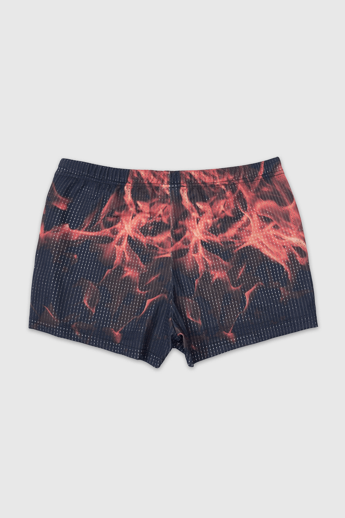 Revenge Era Perforated 2" Short Shorts - Flames - JJ Malibu 