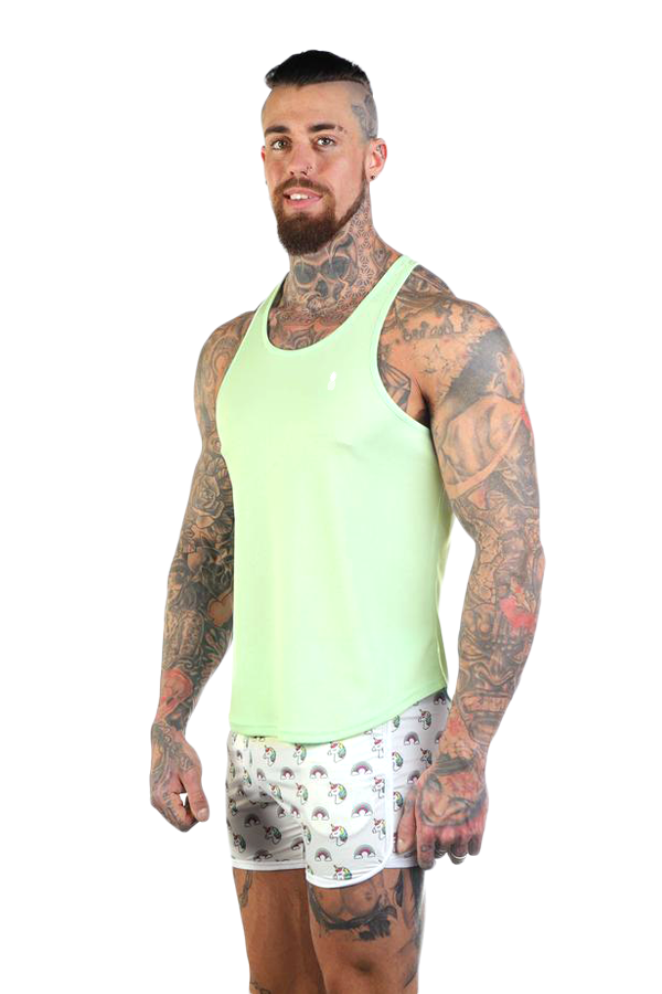 JJ Cool-Dry Gym Stringer - Mint Green