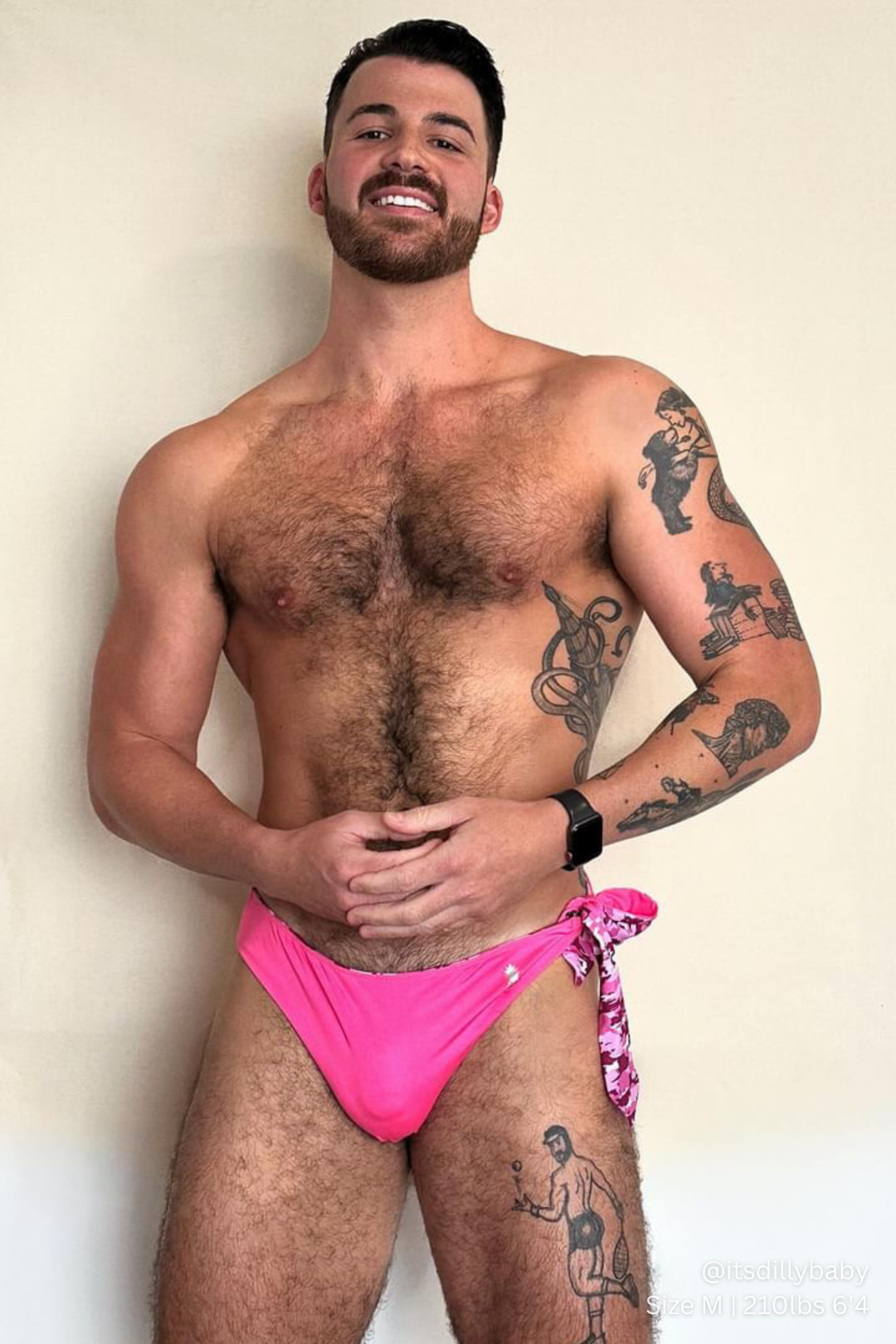 Side-tie Swim Briefs - Reversible-Pink/Camo