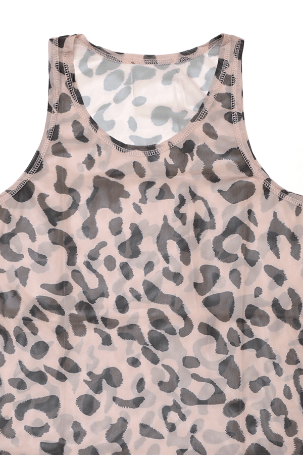 Greedy Tank Top - Leopard - JJ Malibu 