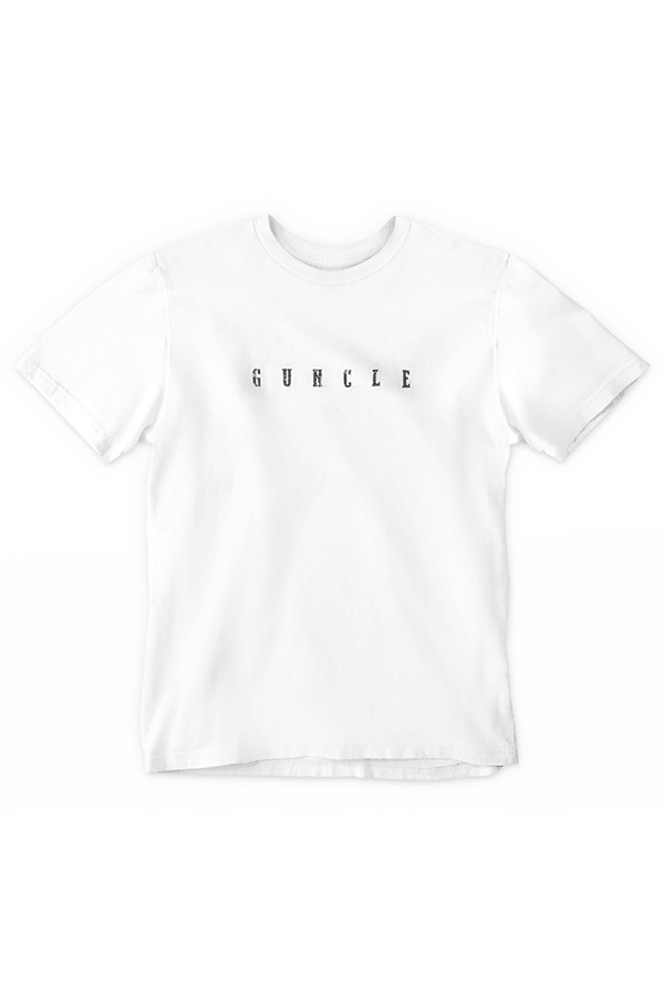 Graphic T-Shirt Guncle - White - JJ Malibu 