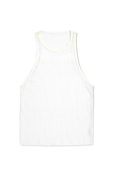 Noticed Mesh Tank Top - White - JJ Malibu 