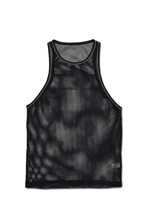 JOGAL Men's Mesh Fitted Sleeveless Muscle Tank Top Small Black at   Men's Clothing store