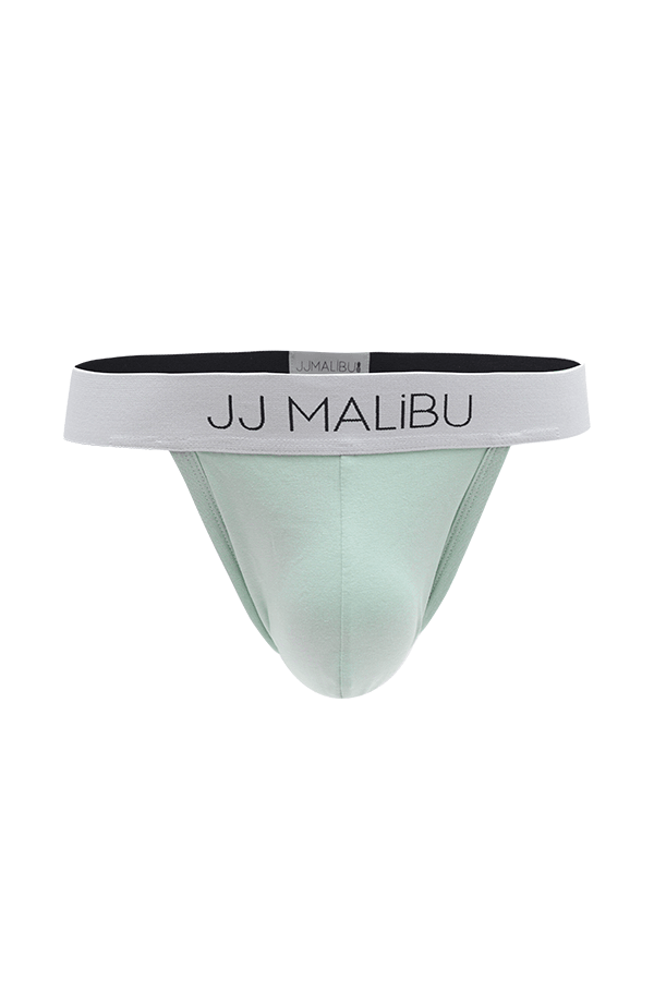 Want U Back Brief Style Thong - Teal - JJ Malibu 