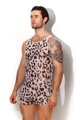 Greedy Tank Top - Leopard - JJ Malibu 